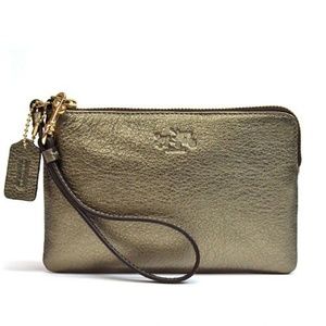 Leather COACH cell holder